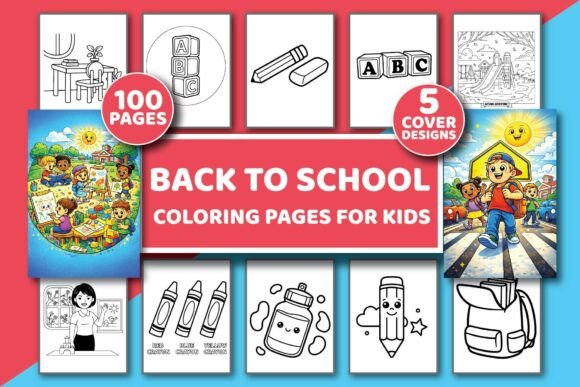 Back to School Coloring Pages Kids Fun