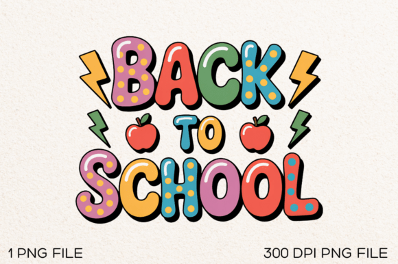 Back to School Sublimation PNG Design