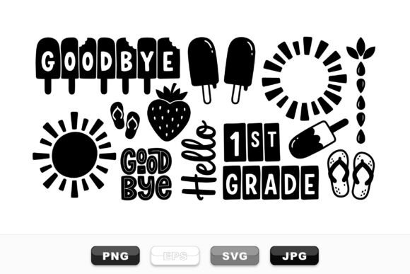 Back to School Summer Clipart