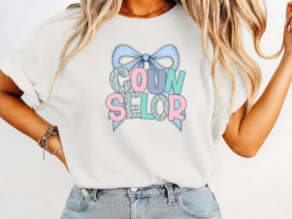 Counselor Back to School Preppy T-Shirt Graphics