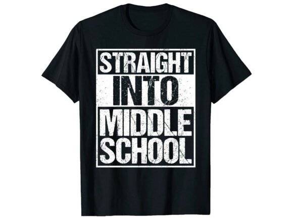 Middle Schooler Back to School T-Shirt Graphics