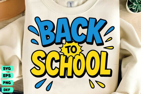 Retro Back to School SVG for T-Shirt Designs