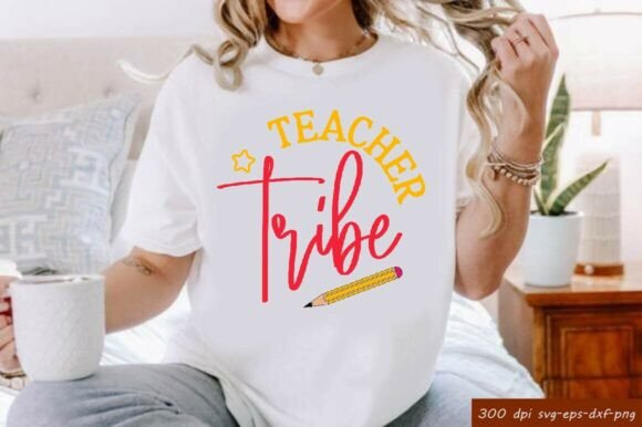 Teacher Tribe, Back to School SVG Design