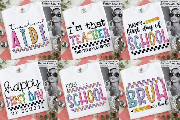 Trendy Back to School SVG Bundle